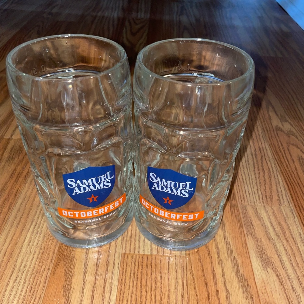 Samuel Adams beer mugs